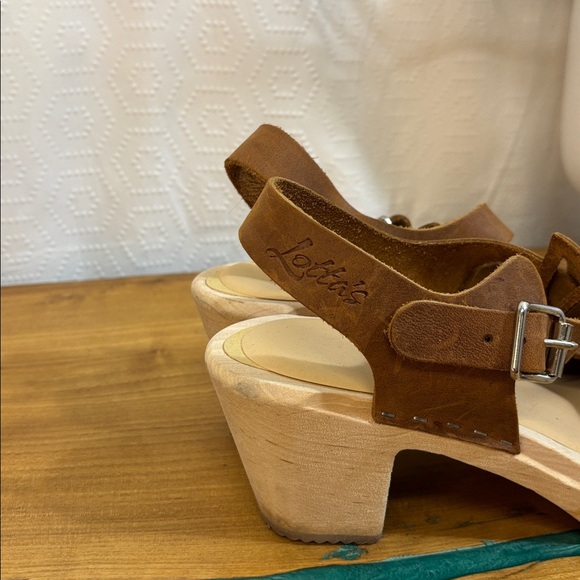 Lotta from Stockholm Lotta’s clogs tan wooden 37 - Picture 3 of 11